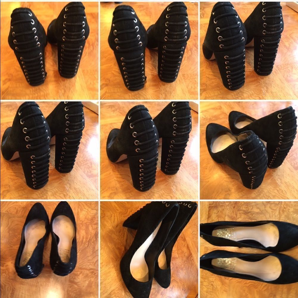 🎃 VINCE CAMUTO Corset Back Block Heel! - Picture 8 of 8